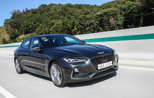 제네시스 G70. <제네시스 제공>